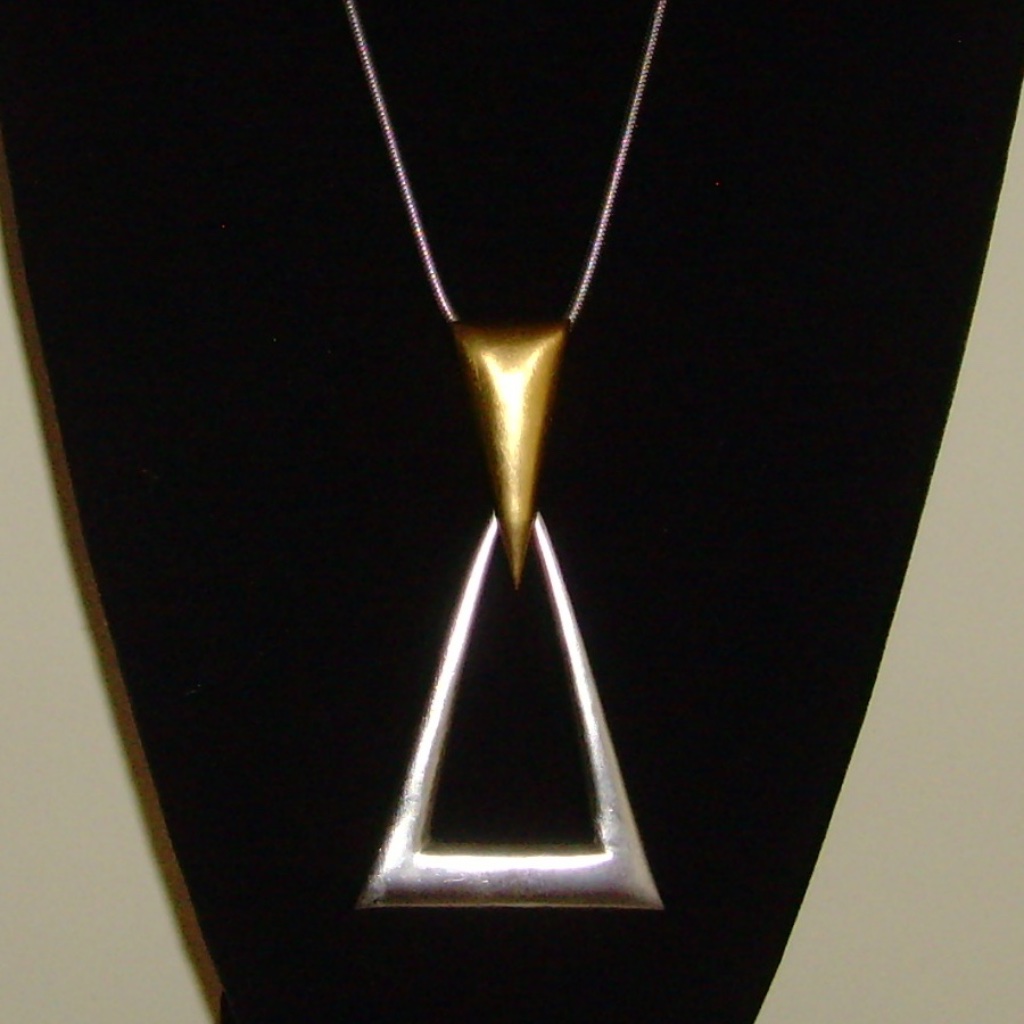 Trifari GoldTone And SilverTone Necklace